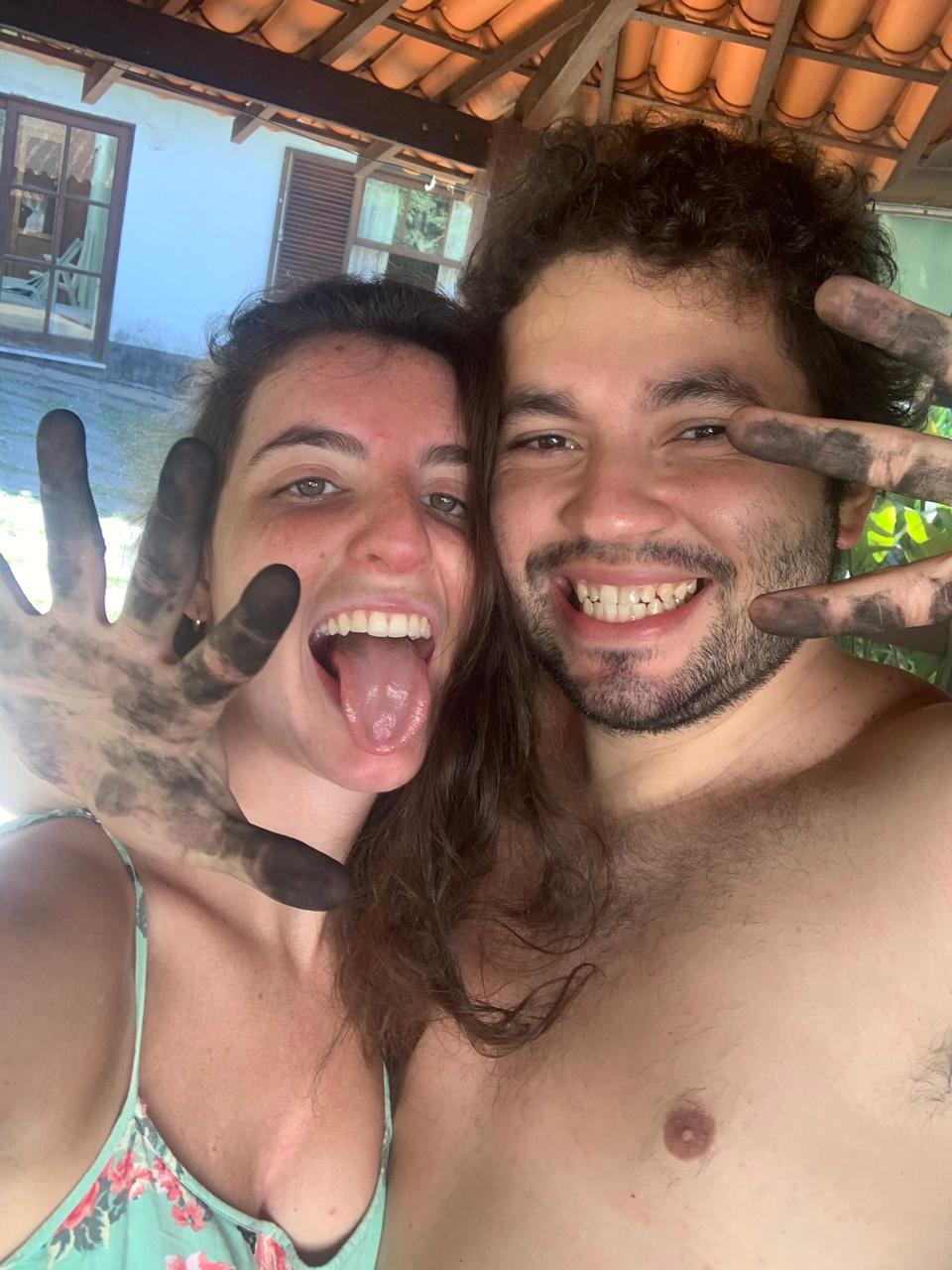 Naomi e João Rafael em 2020